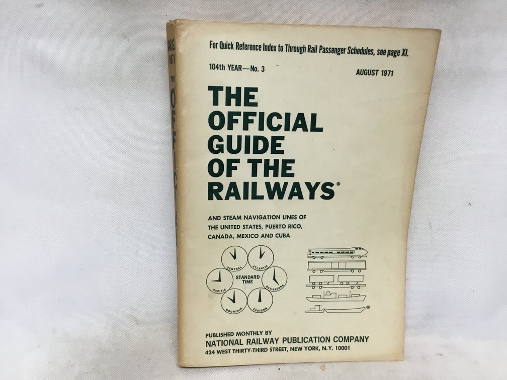 The Official Guide of the Railways - August 1971