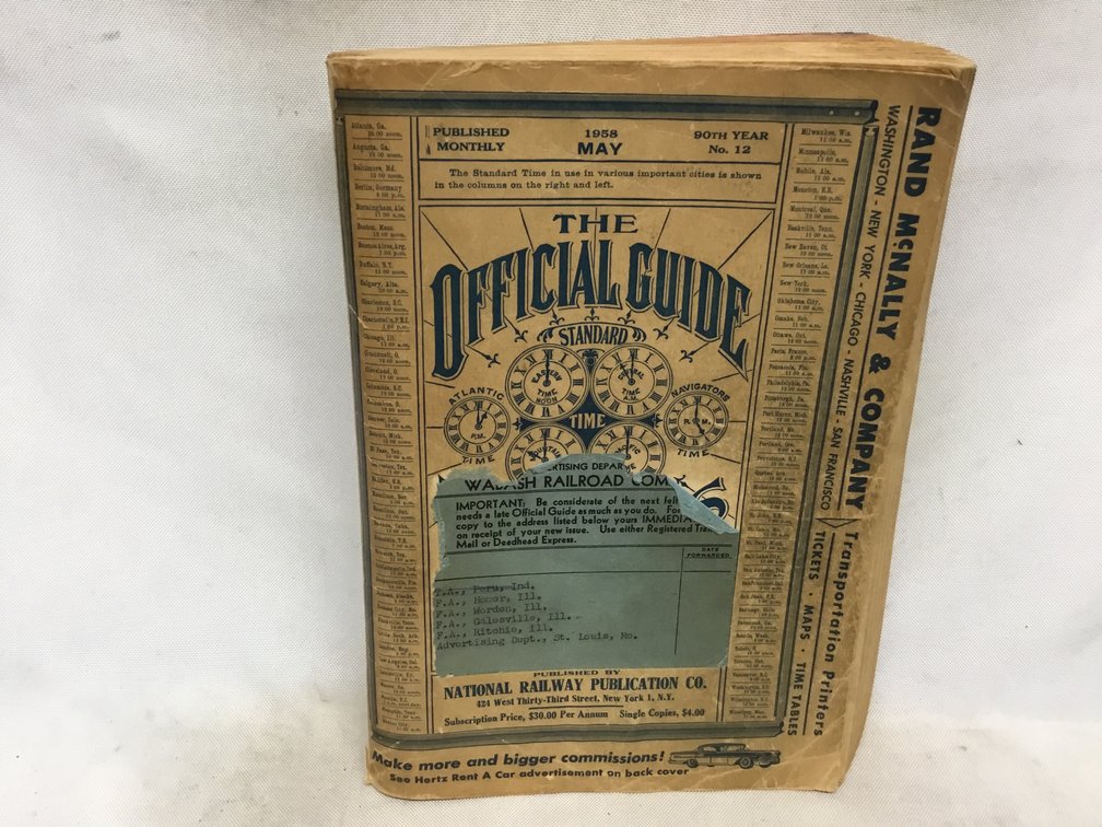 The Official Guide of the Railways - May 1958