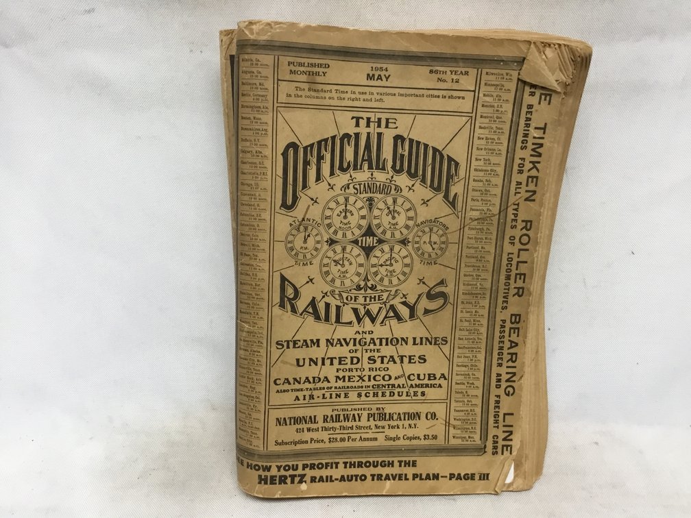 The Official Guide of the Railways - May 1954