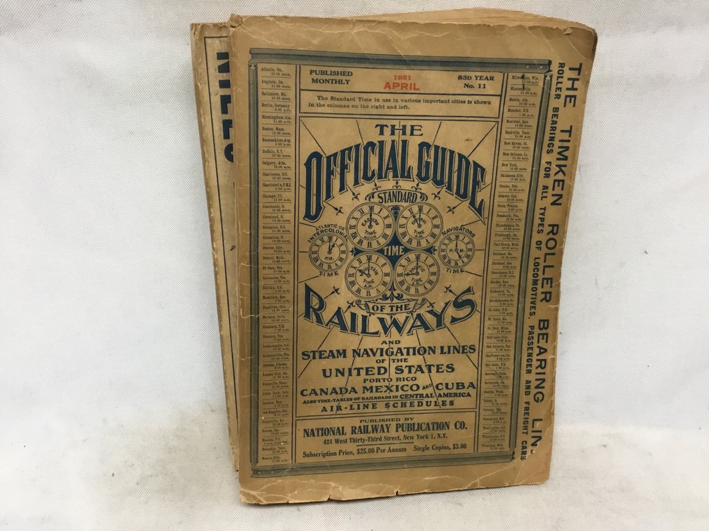 The Official Guide of the Railways - April 1951
