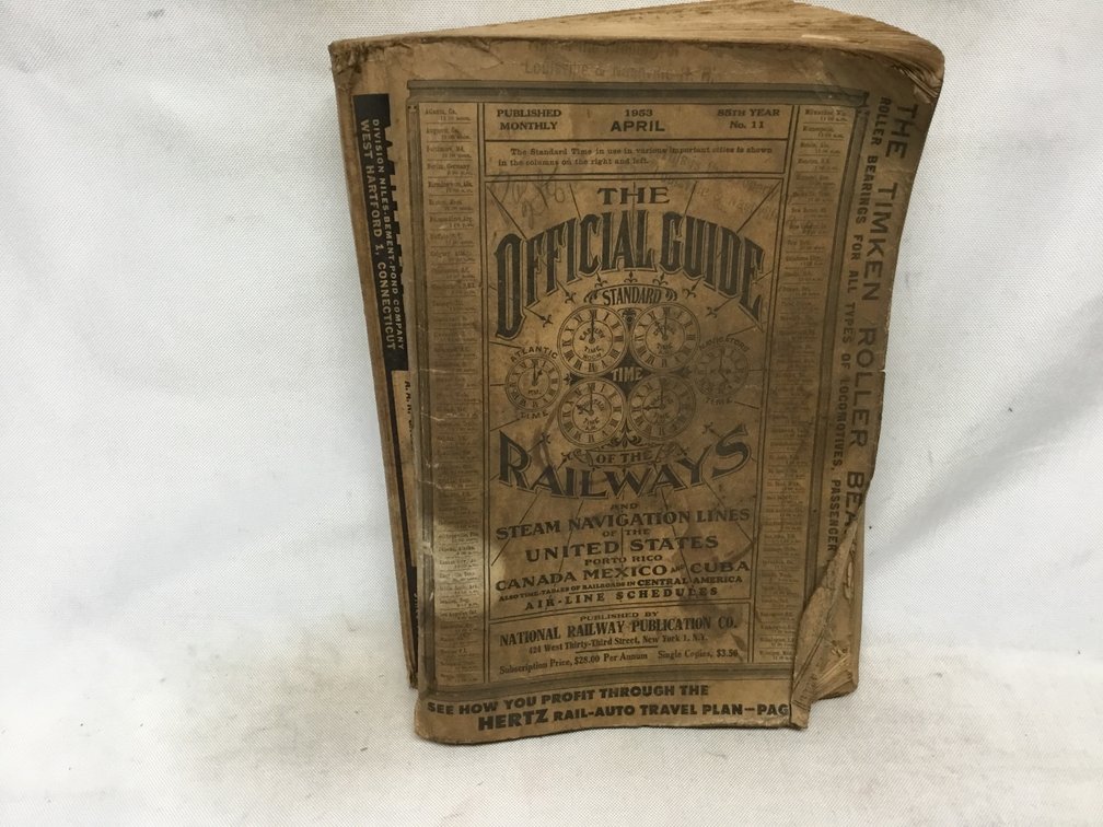 The Official Guide of the Railways - April 1953