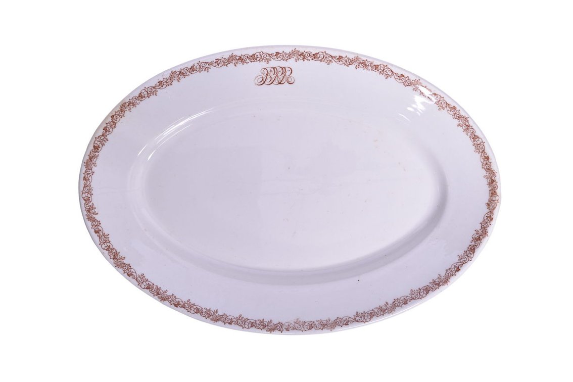 Pennsylvania Railroad Congressional China Pattern Turkey Platter