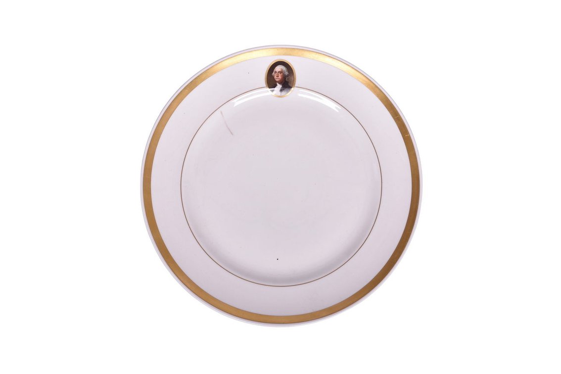 Chesapeake & Ohio Railroad George Washington Service Dinner Plate 9"