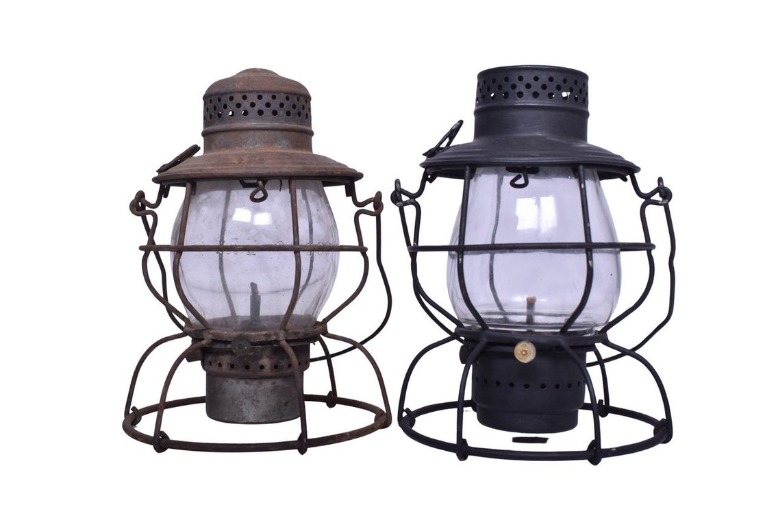Pair of Cleveland, Cincinnati, Chicago and St. Louis Railway / Big Four Railroad Lanterns