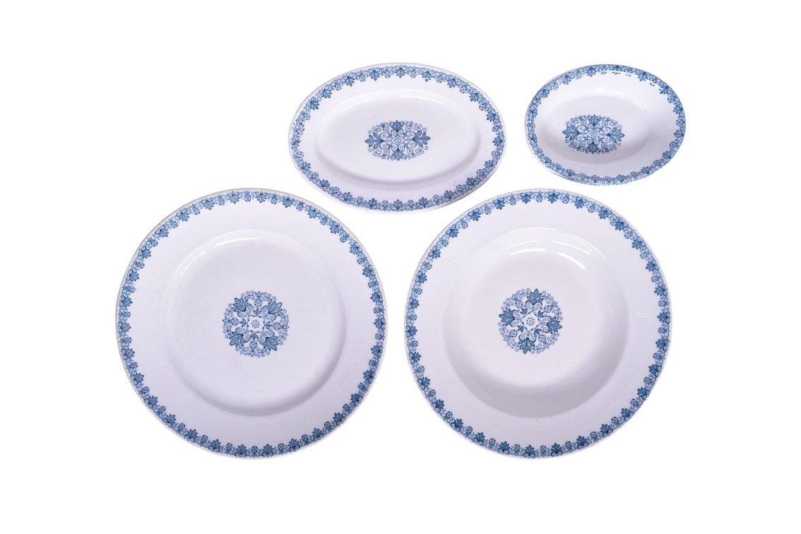 Four Pieces of Baltimore & Ohio Railroad Derby Dining Car China