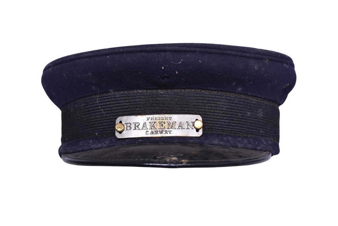 Chicago and North Western Railway Railroad Freight Brakeman Cap
