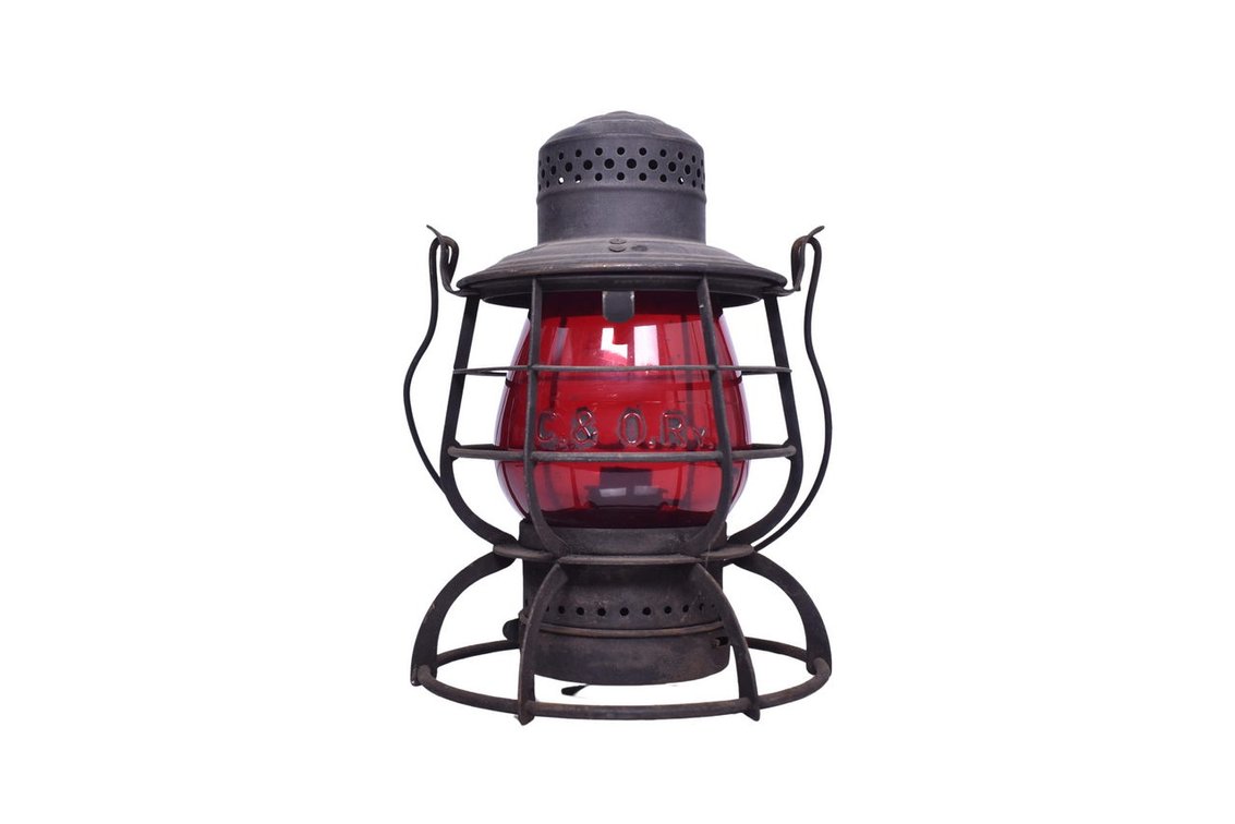 Armspear Chesapeake and Ohio Railway Railroad Lantern