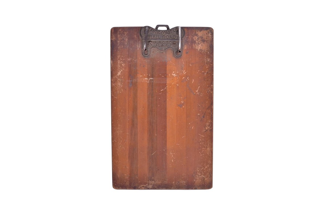 Atlantic Coast Line Railroad Wooden Clipboard