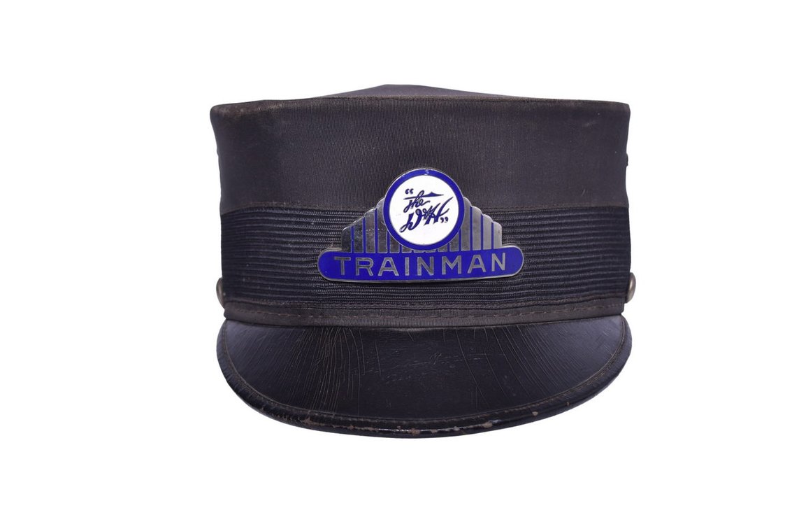 Delaware & Hudson Railroad Trainman Hat w/ Badge - McManus & Riley