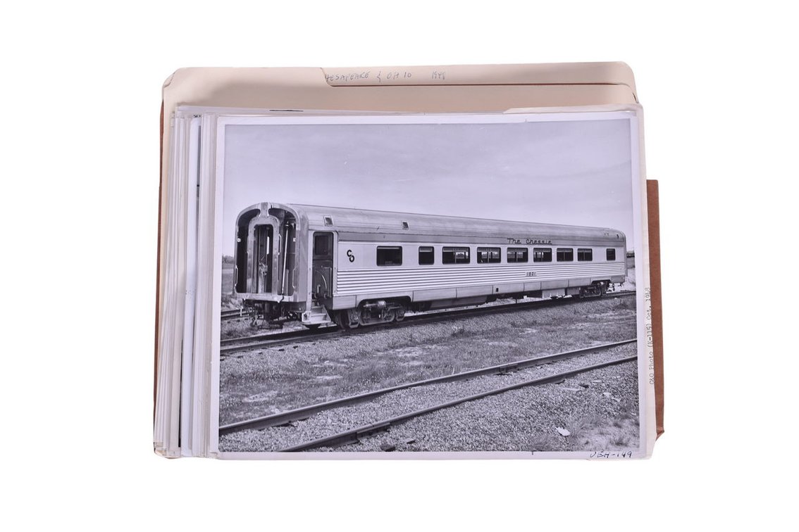 100 Chesapeake and Ohio Lounge, Tavern Car Photos from Budd Company Archives