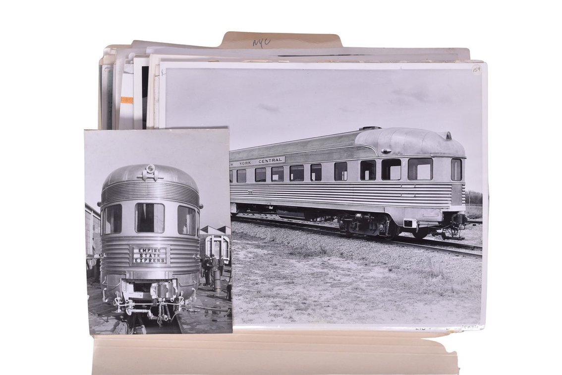 170 New York Central "Empire State Express" Observation Car Photos from Budd Company Archives