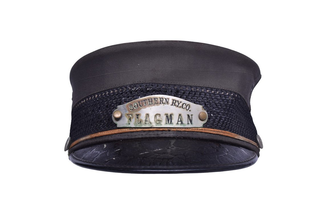 Southern Railway Flagman Railroad Uniform Cap - Becker Tailoring Co.
