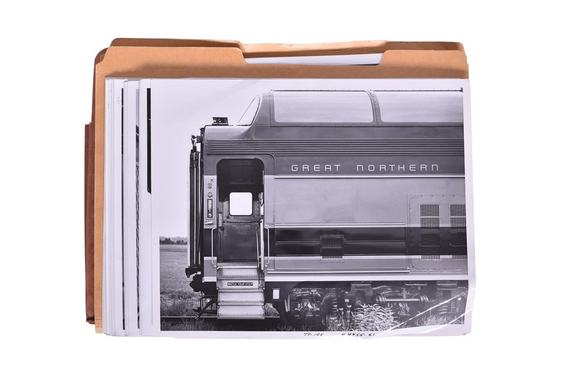 270 Great Northern Empire Builder Construction, Publicity Photos from Budd Company Archives