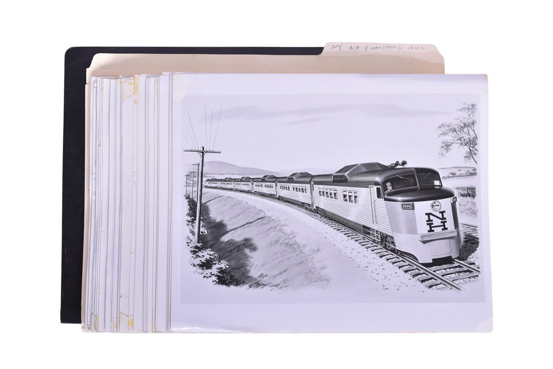 225 New Haven Railroad "Roger Williams" Train Publicity Photos from Budd Company Archives