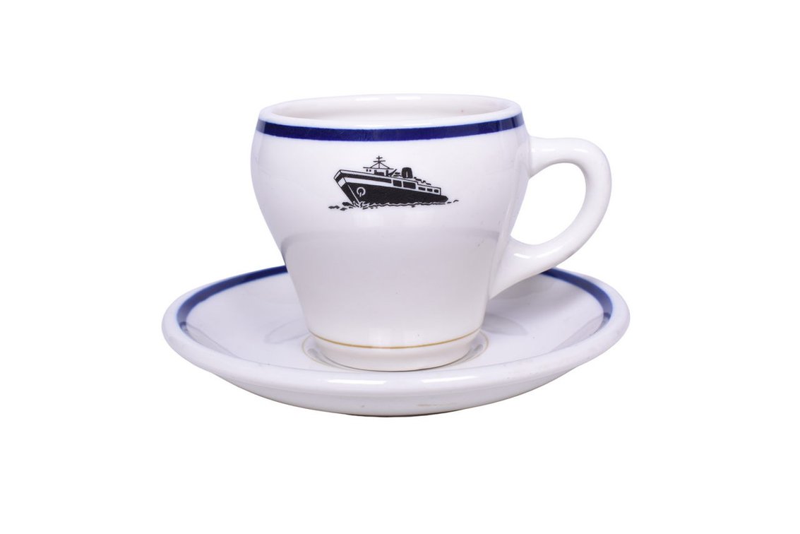 Chesapeake & Ohio Train Ferry Service Dining China - Cup and Saucer
