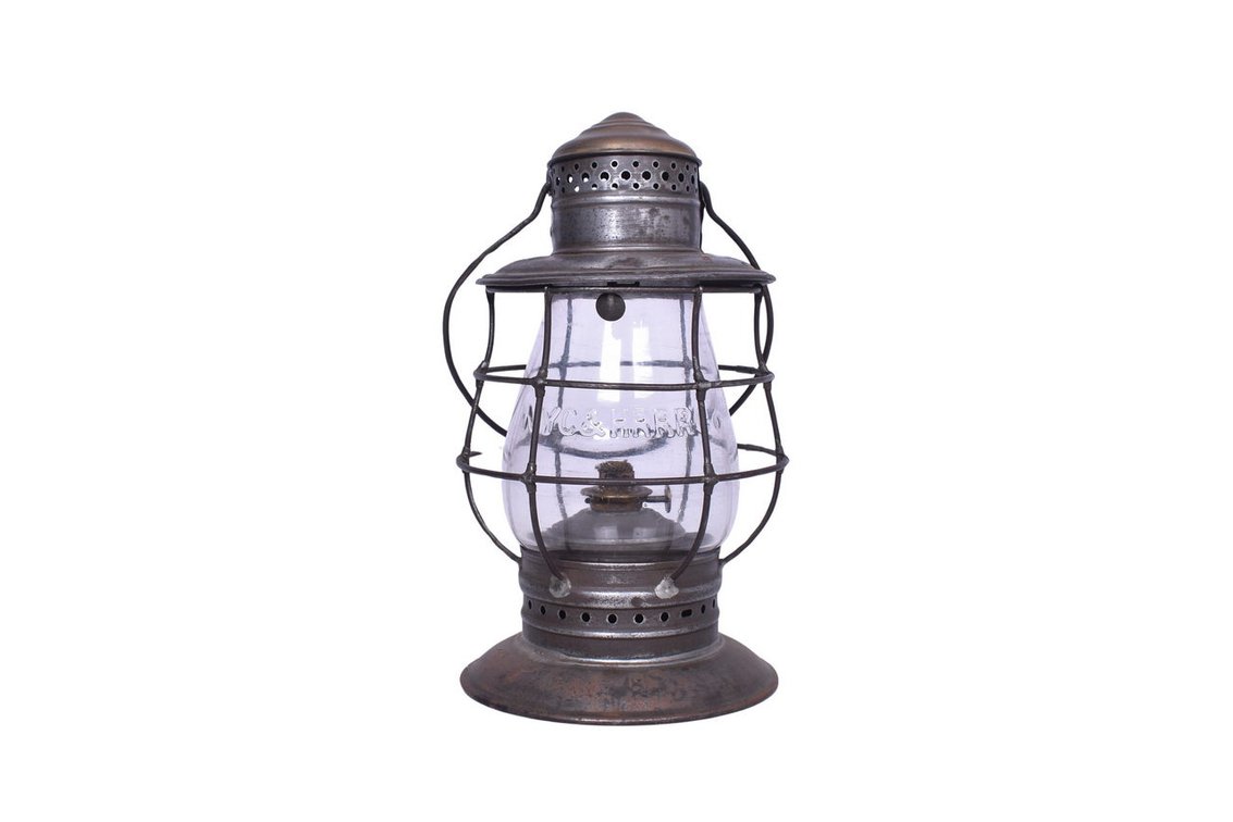 Brass Top Bell Bottom New York Central & Hudson River Railroad Lantern