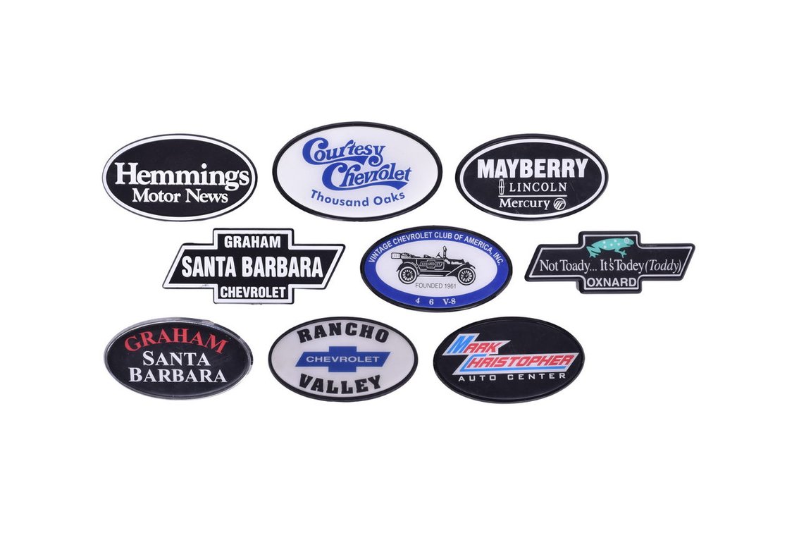 Nine Trailer Hitch Covers / Dust Caps - Chevrolet Dealerships