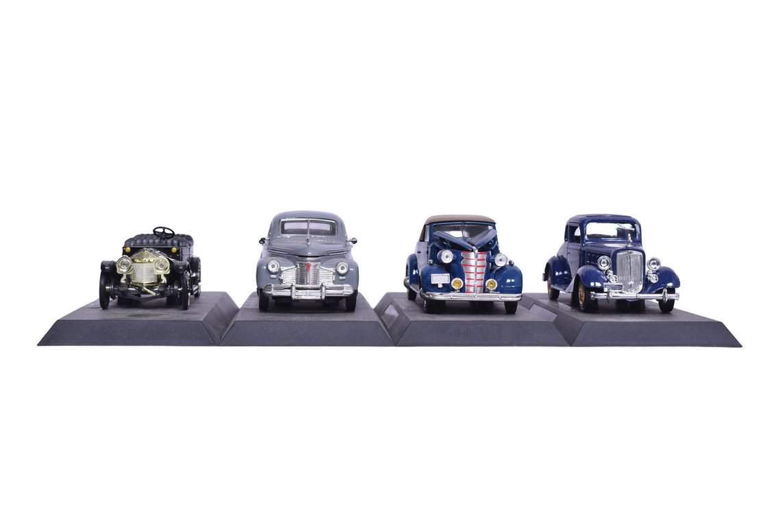 5 New Ray 1:32 Chevrolet Die cast Models  - 1911 Classic 6, 1941 Special Deluxe, and More