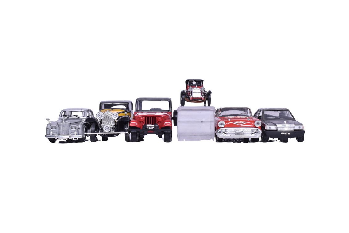 Six Mira and Polistil / Politoys Model Cars
