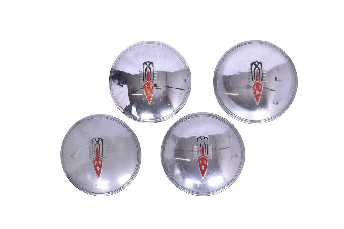 Matching Set of Four Oldsmobile Hub Caps