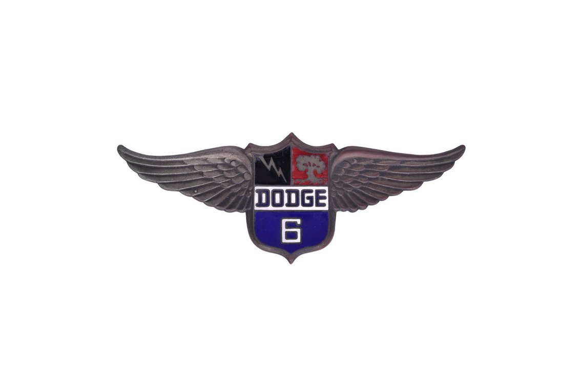 1928-1929 Dodge Brothers Victory 6 Radiator Emblem Badge