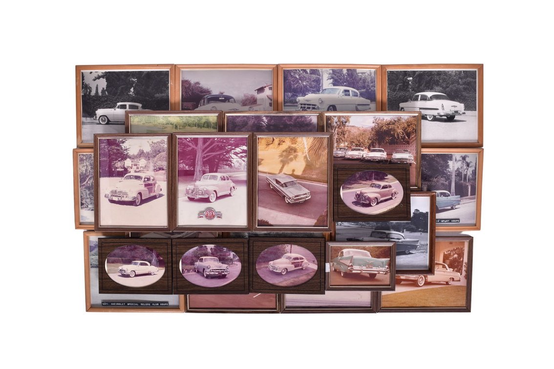 Twenty-Three Framed Chevrolet Photos