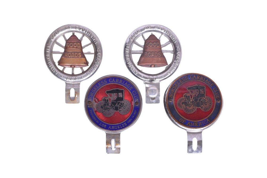 Four Automobile Club of Southern California AAA License Plate Toppers