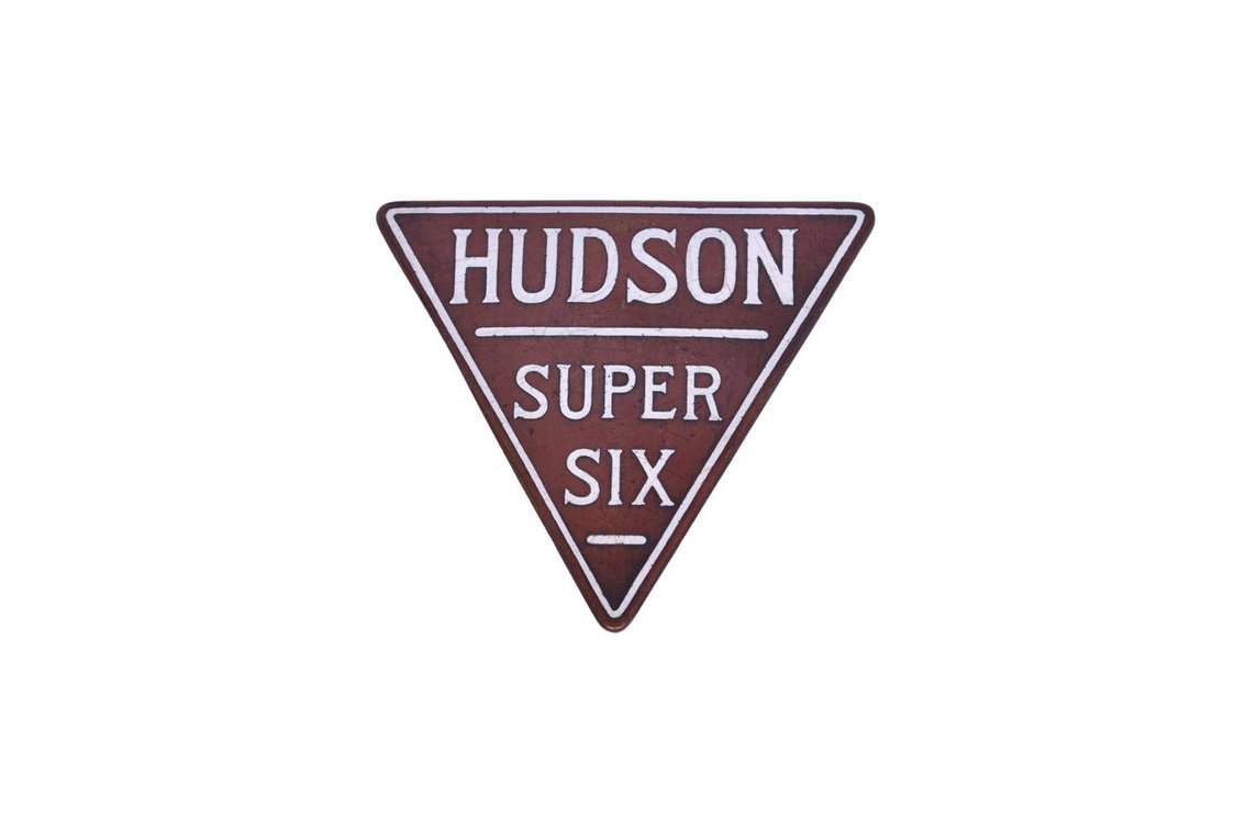 1928 Hudson Super Six Radiator Emblem Badge