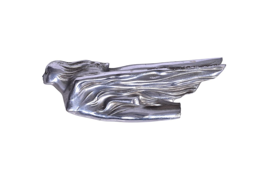 1940s Cadillac Metal Hood Ornament Flying Goddess
