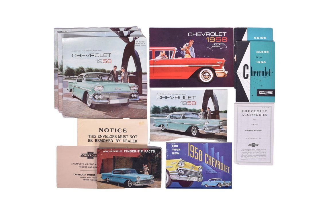 1958 Chevrolet Dealership Promotional Materials