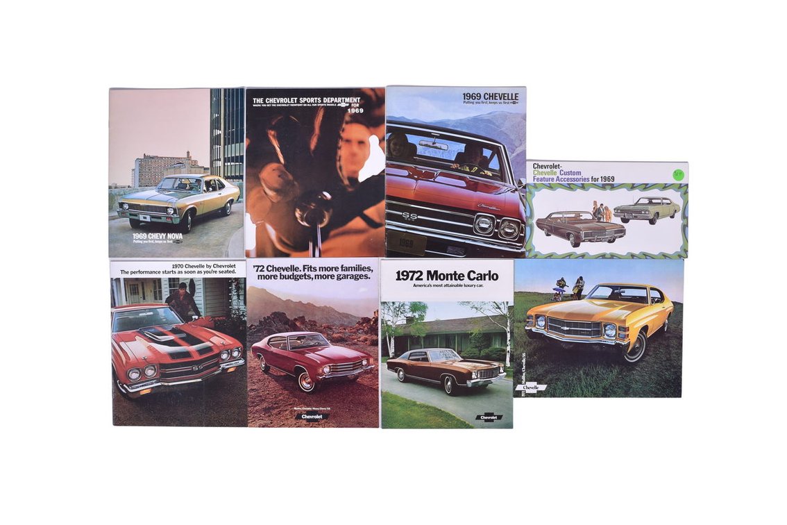 Eight 1960s / 70s Chevrolet Dealership Promotional Materials