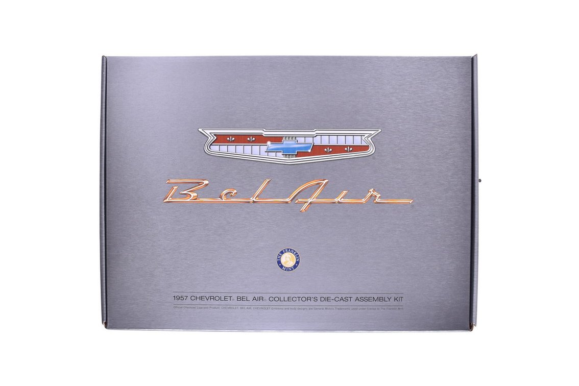 Franklin Mint 1:24 Diecast 1957 Chevrolet Bel Air Model Assembly Kit - New In Box