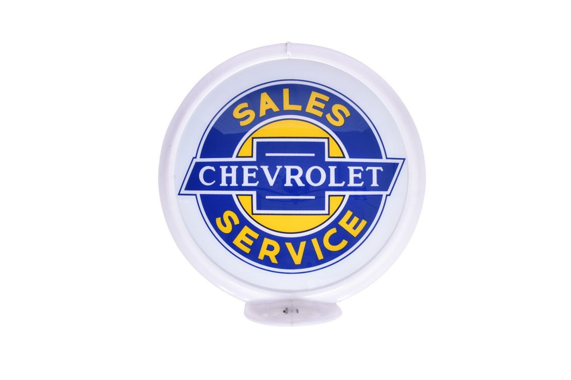 Reproduction Chevrolet Service Gas Pump Globe