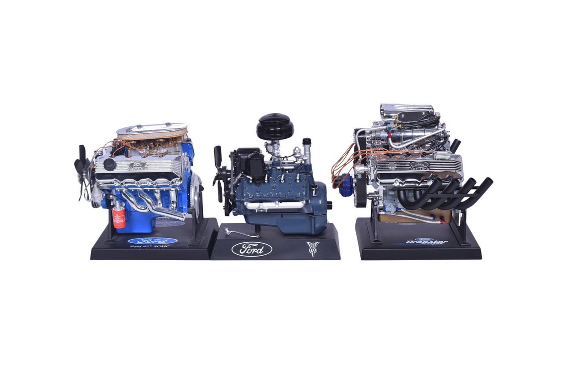 Three Liberty Classics Ford Engine Models - Ford 427 SOHC and Ford V8