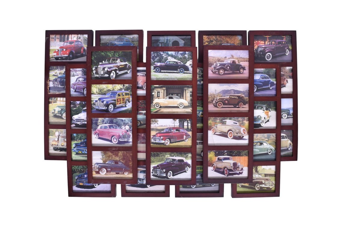 48 Chevrolet Automobile Photographs in 12 Picture Frames