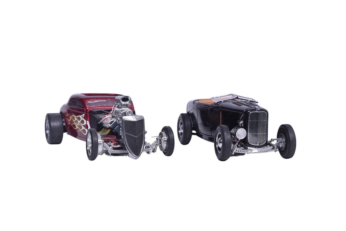 Pair of GMP Die Cast Model Cars - Nitro Coupe and 1932 Ford