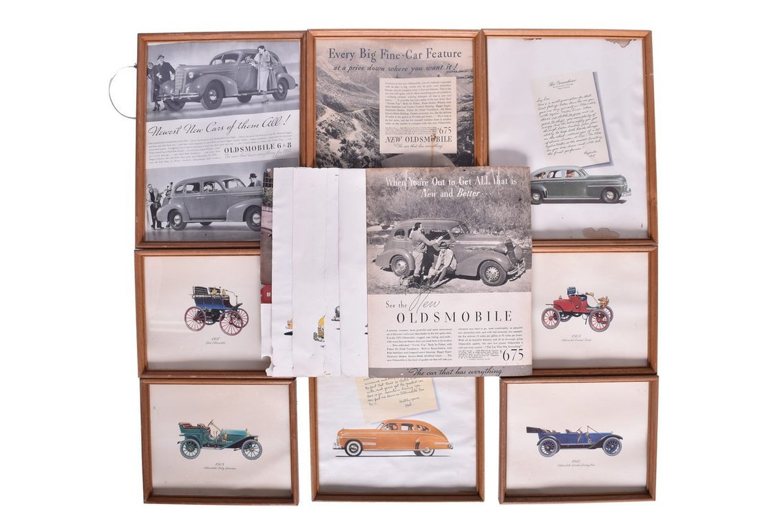 Fourteen Oldsmobile Advertisements 1897 to 1941