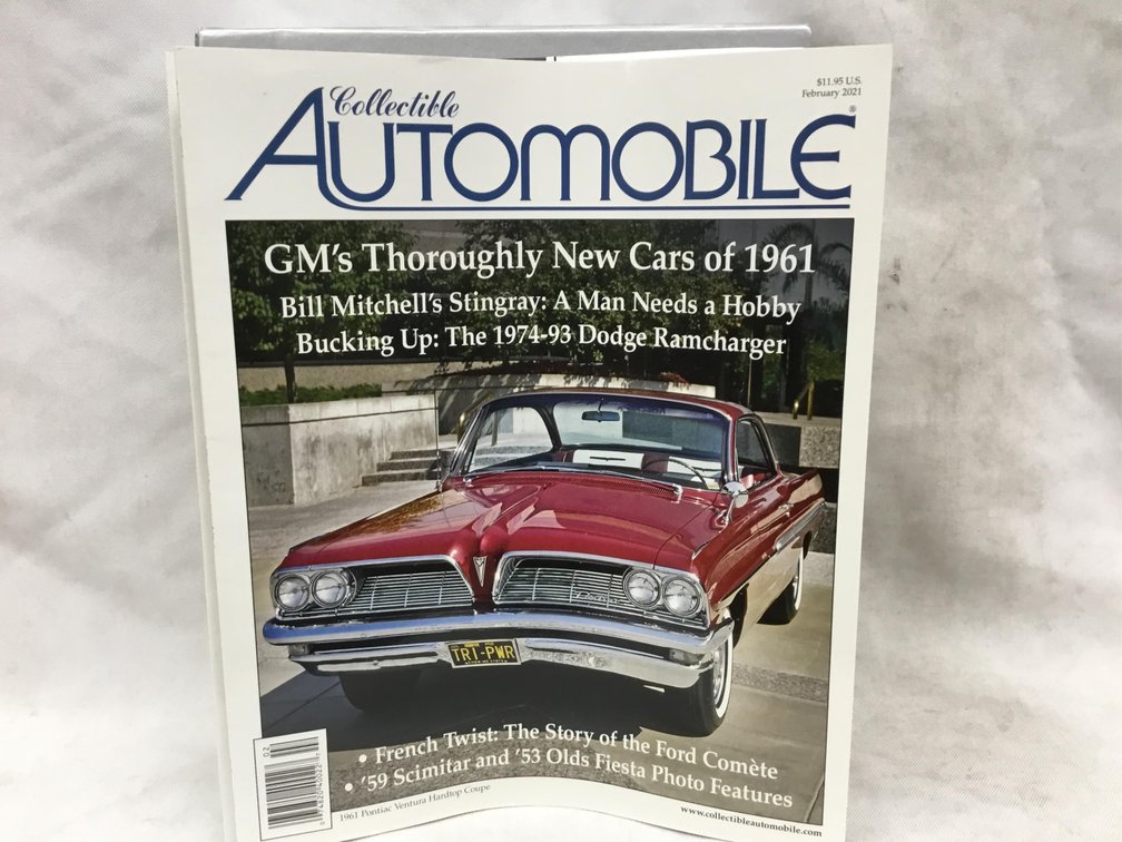 Collectible Automobile - Six 2021 Issues