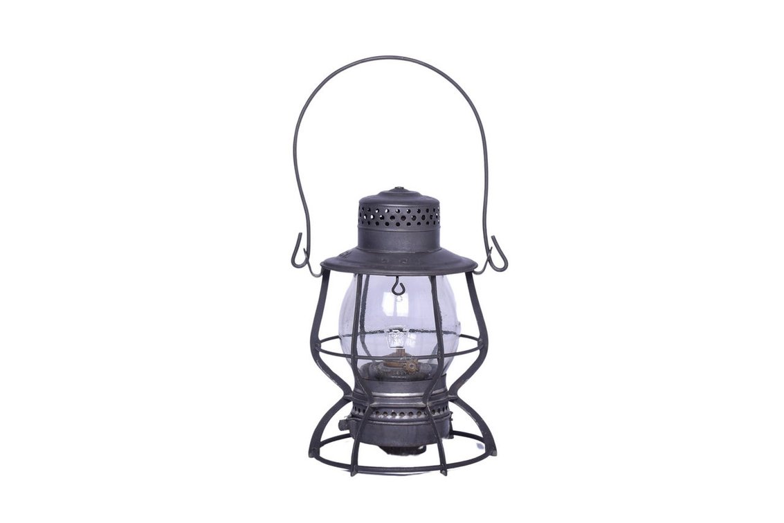 Keystone Pennsylvania Railroad Lantern with Clear Cast Globe