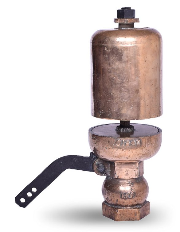 Missouri Pacific Railroad Crosby Single Chime Brass Steam Whistle