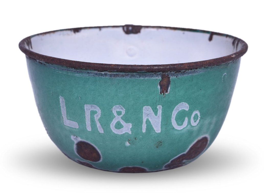 Louisiana Railway & Navigation Company Enamelware Drinking Cup