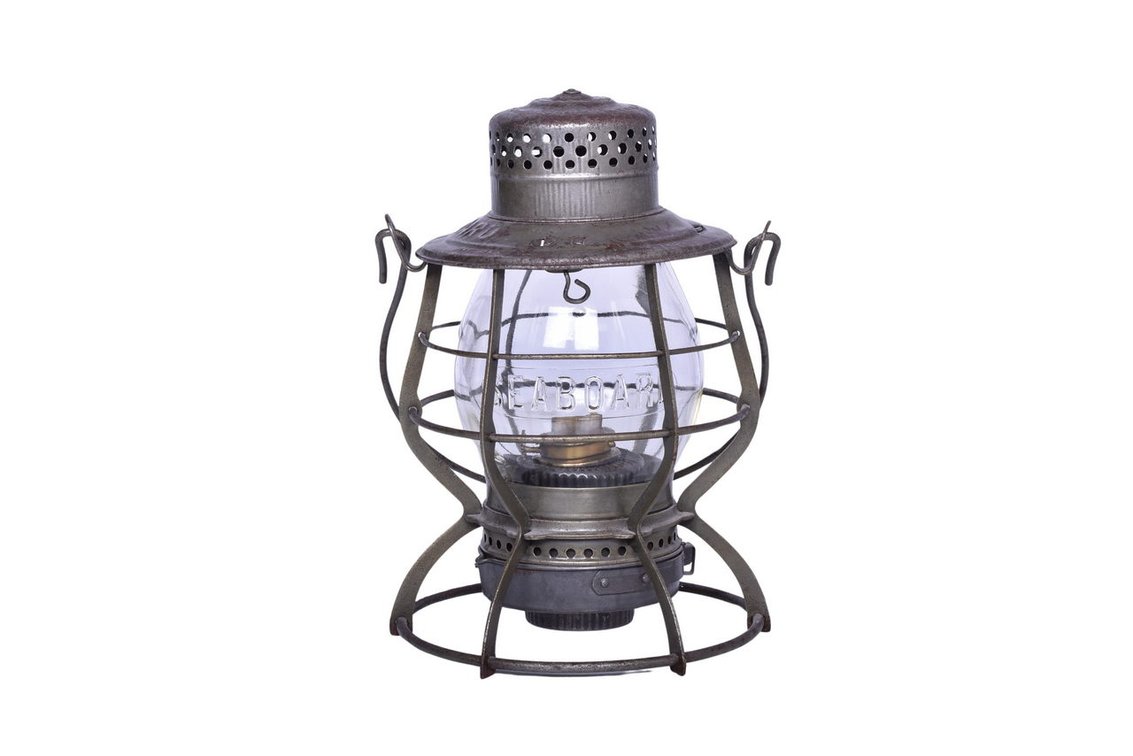 Seaboard Railroad Keystone Casey Lantern w/ Clear Cast Globe