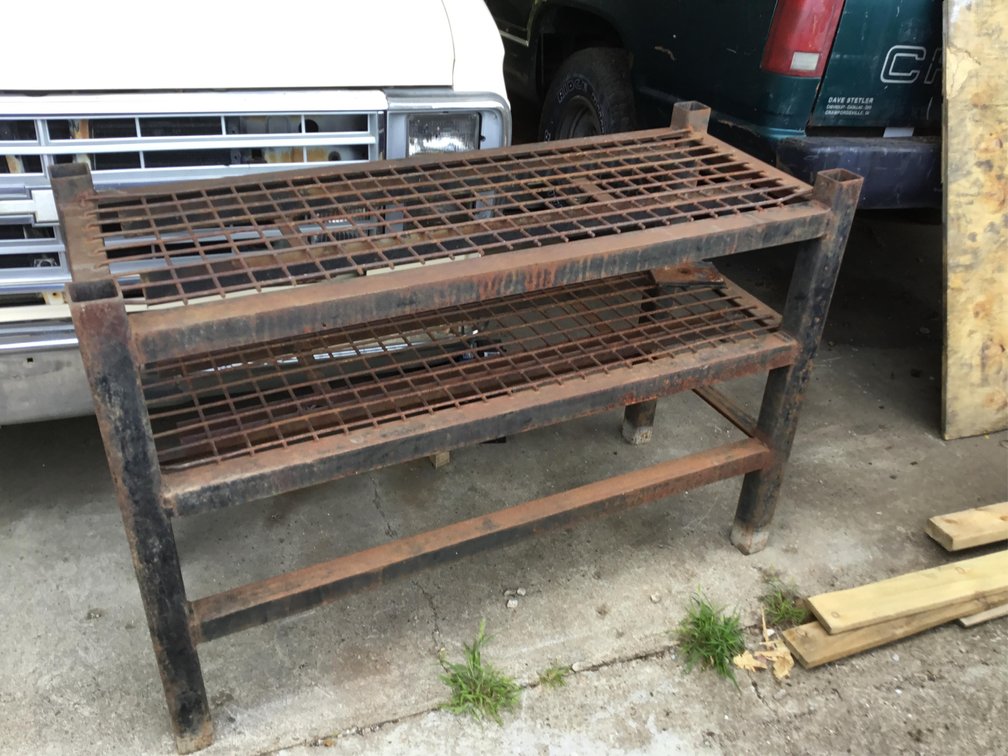 Heavy Duty Steel Parts Rack