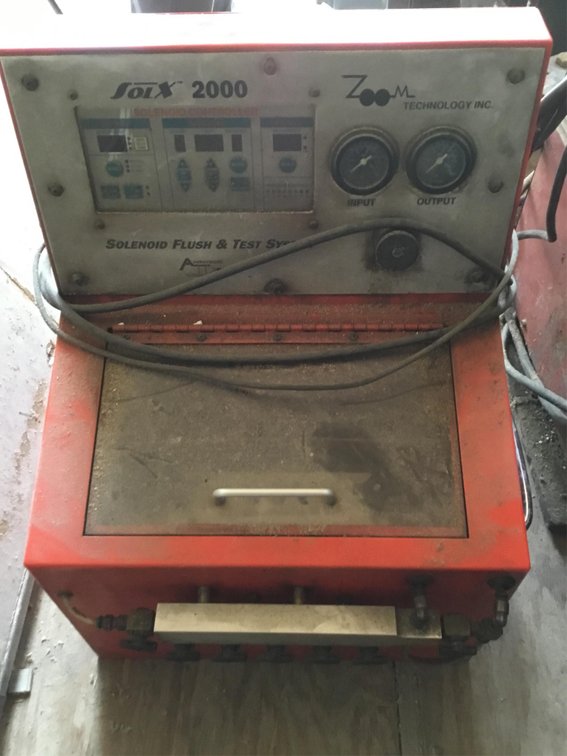 SolX 2000 Automotive and Truck Transmission Solenoid Flush & Test System