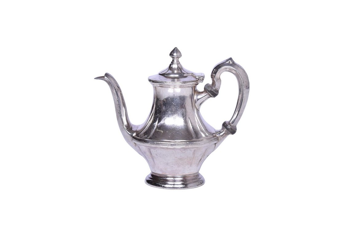 R. Wallace Rock Island Railroad 1936 Silver Tea Pot 8 Oz.