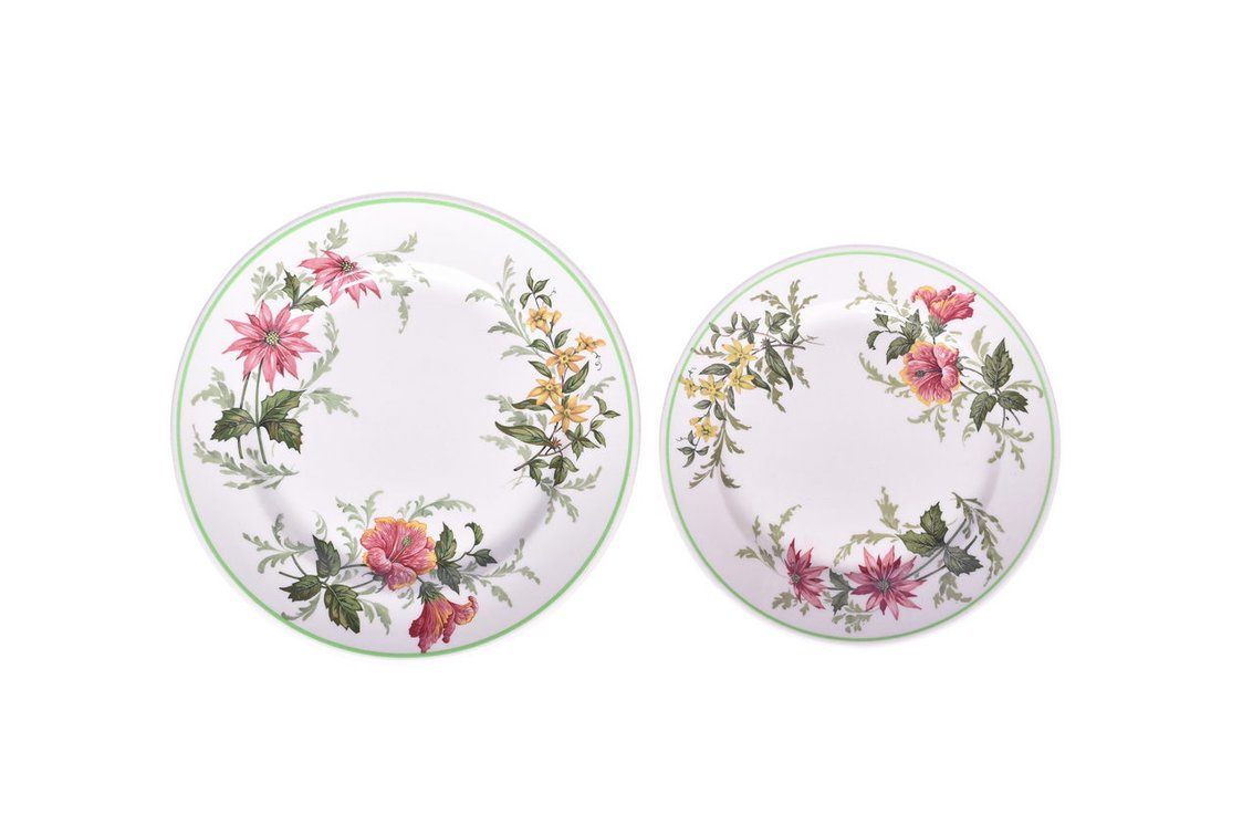 Atlantic Coast Line Railroad China Flora Of The South Dinner Plate and Bread Plate