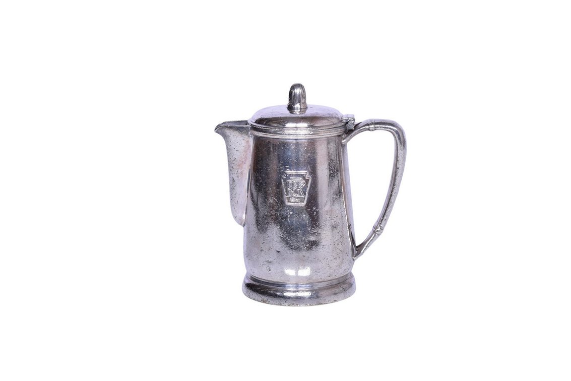 International Silver Pennsylvania Railroad Coffee Pot 14 Oz