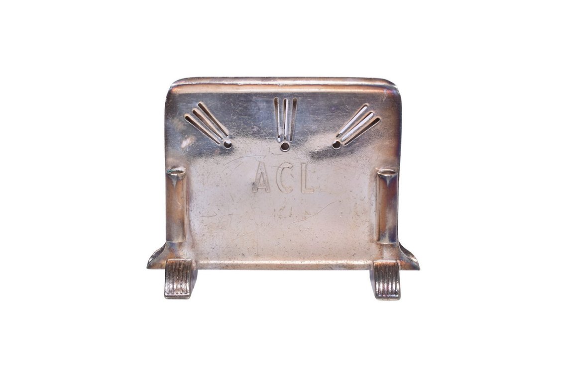 International Silver Atlantic Coast Line Railroad Menu Holder
