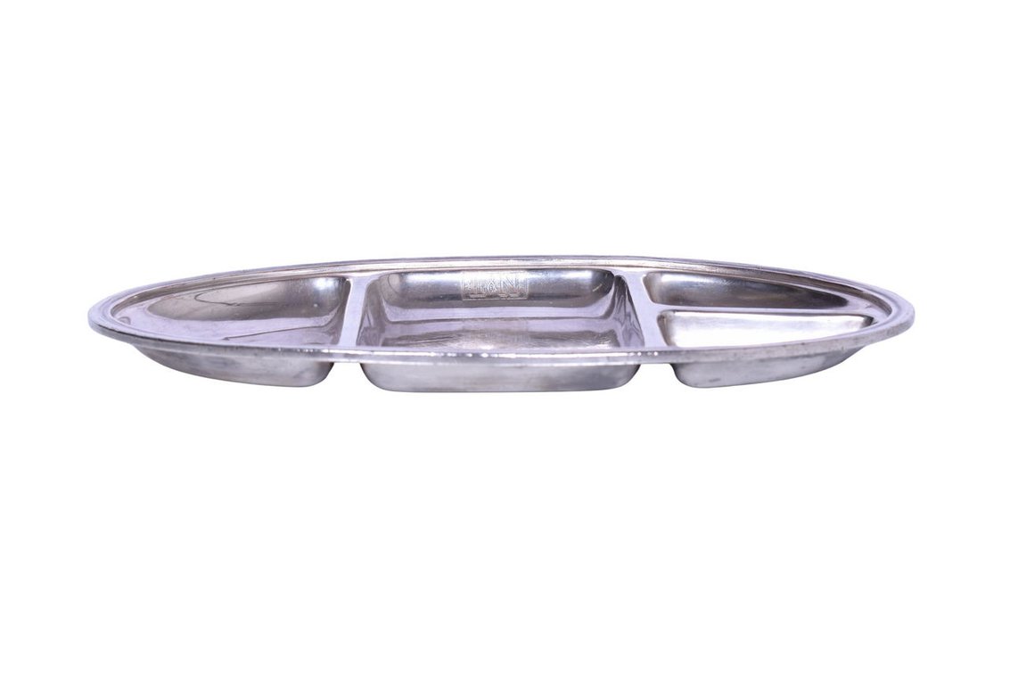 International Silver Louisville & Nashville Railroad Oval Divided Platter Tray