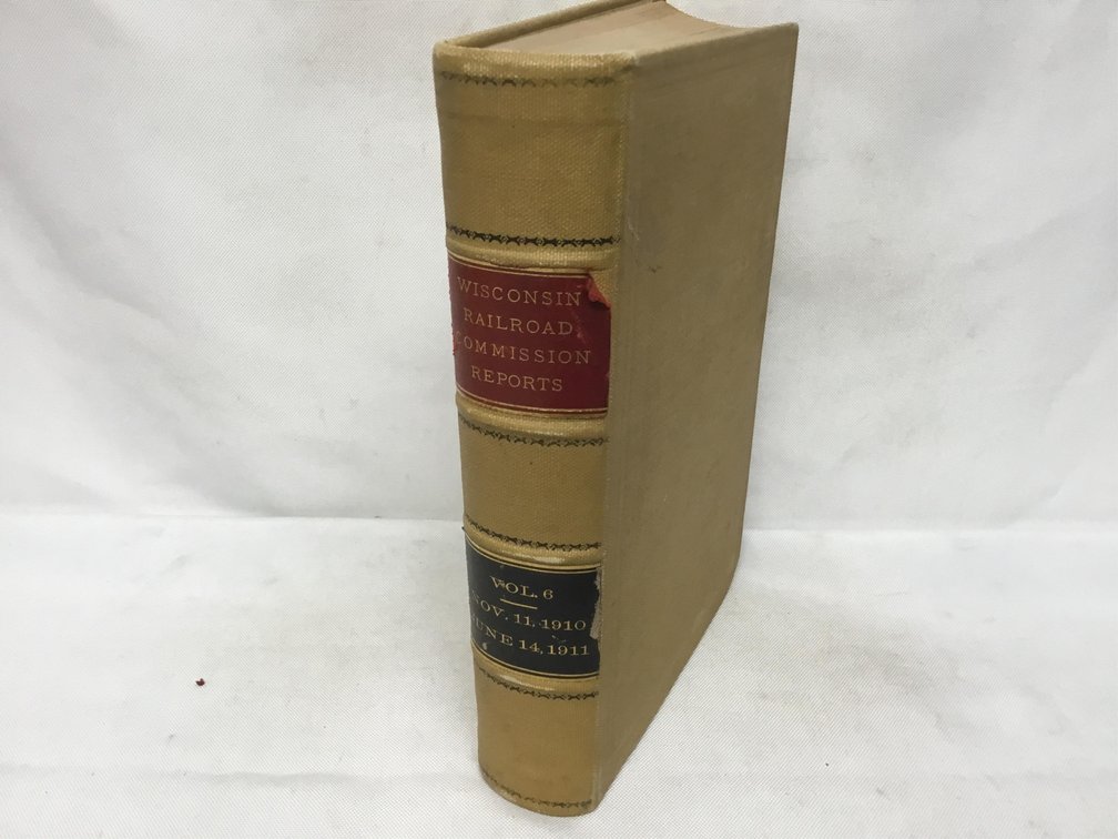 Opinions and Decisions of the Railroad Commission of the State of Wisconsin, Vol. 6